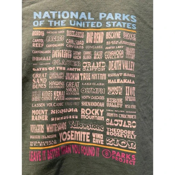 Parks Project National Parks United States Graphic Tee Cotton - Picture 2 of 7